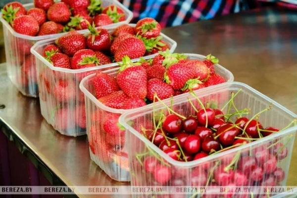 Первые лесные ягоды появились на рынке в Березе. Цены Первые лесные ягоды появились на рынке в Березе. Цены