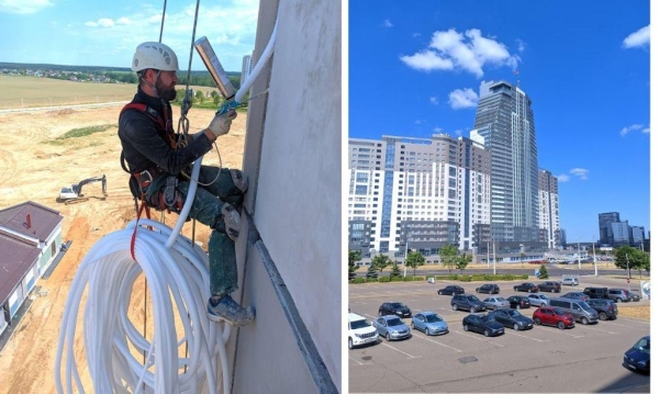 «У меня тоже иногда кровь стынет в жилах». Промышленный альпинист рассказал о своей работе и заработке