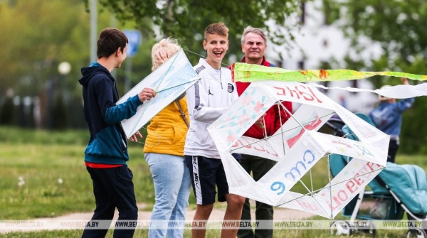 Фестиваль воздушных змеев «Майское небо Победы» в Бресте