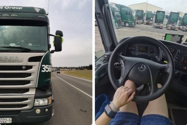 Девушка устроилась дальнобойщицей, чтобы работать с напарником-мужем Девушка устроилась дальнобойщицей, чтобы работать с напарником-мужем