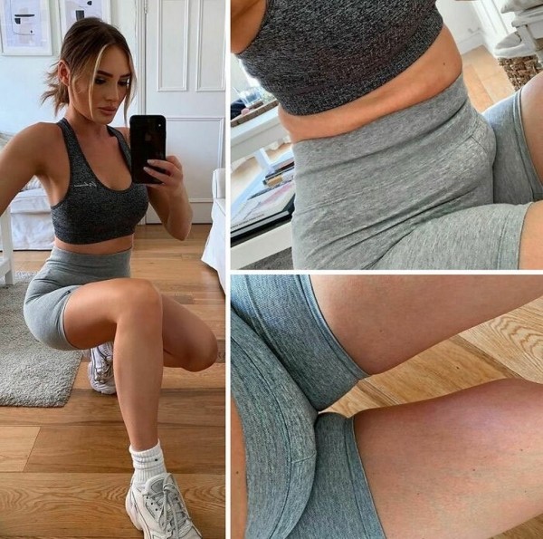 Инфлюэнсер показала на своем примере идеальные и реальные фото Инфлюэнсер показала на своем примере идеальные и реальные фото