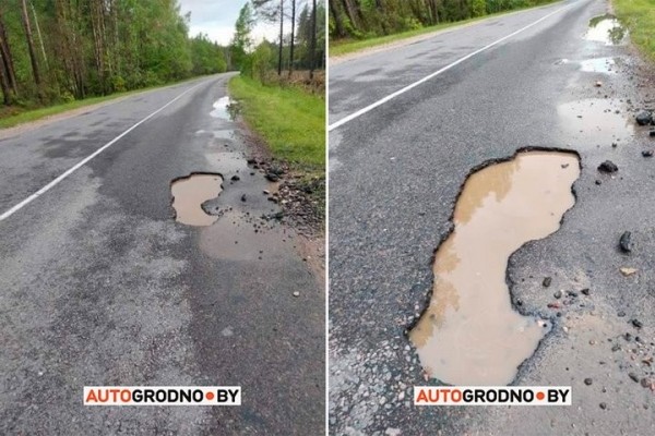 А вроде бы новая дорога. Водитель разбил колесо на трассе после обновления покрытия А вроде бы новая дорога. Водитель разбил колесо на трассе после обновления покрытия