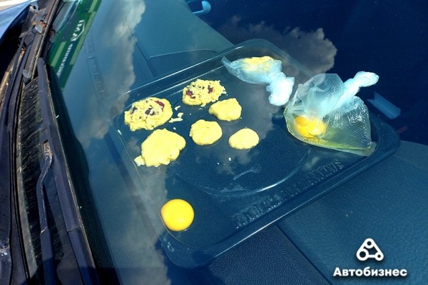 Это даже можно есть! Превратили автомобиль в духовку, яйцеварку и йогуртницу