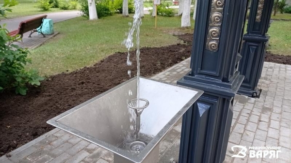 Новые питьевые фонтанчики появились в городском парке Пинска
