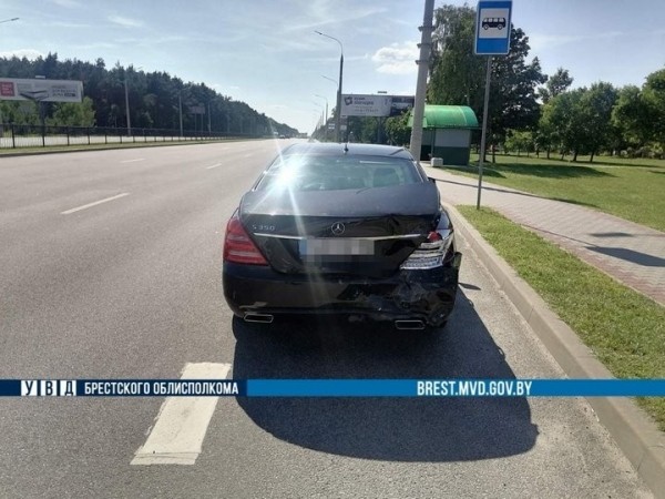 На въезде в Брест произошло ДТП. Подробности