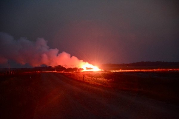 Ночное десантирование на полигоне Брестский