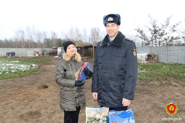 Брестские судебные эксперты помогли приюту для животных Брестские судебные эксперты помогли приюту для животных
