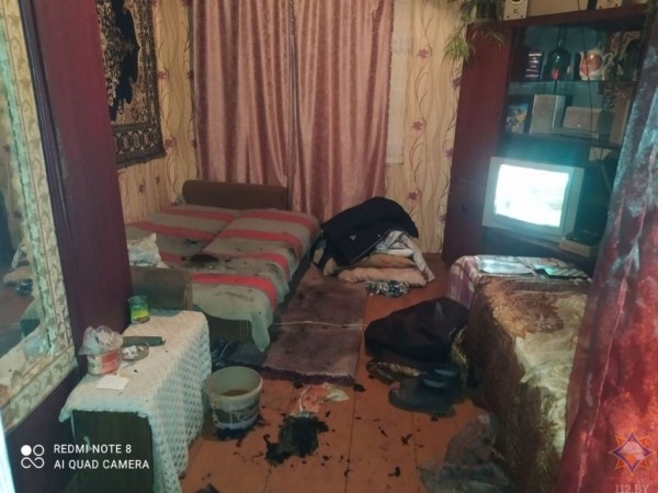 В Брестской области на мужчине загорелась одежда