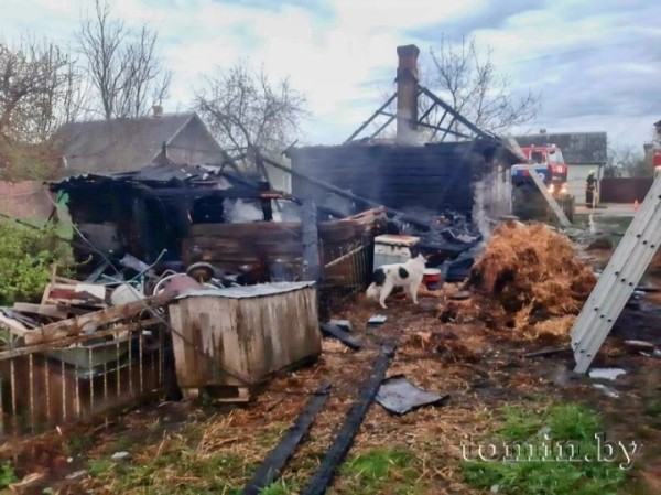 В Яцковичах под Брестом горели два дома