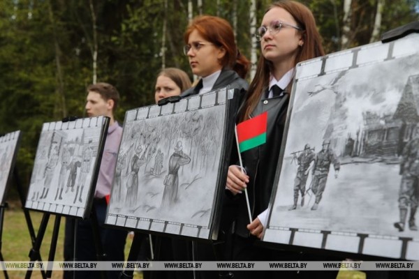 Трагедию деревни Лески 80-летней давности почтили в Каменецком районе