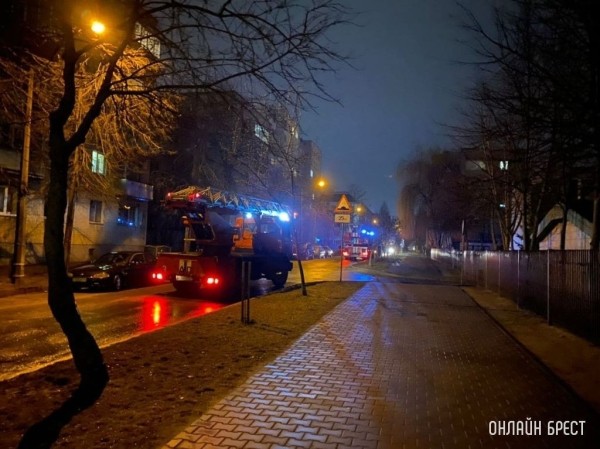 На пожаре в Бресте погиб хозяин одной из квартир