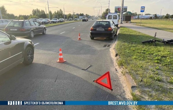 В Бресте сбили 21-летнюю велосипедистку