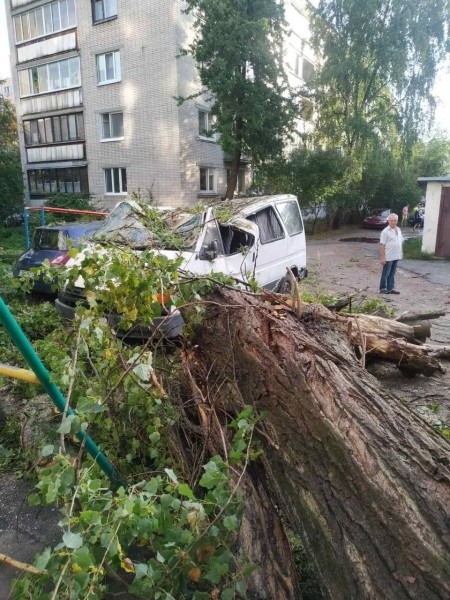 Настоящая стихия прошлась ночью по Бресту