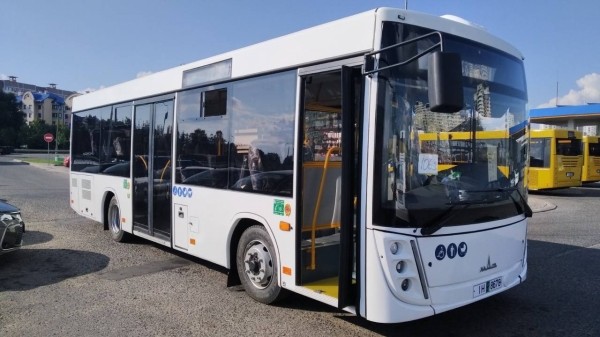 Два новых автобуса МАЗ в Бресте
