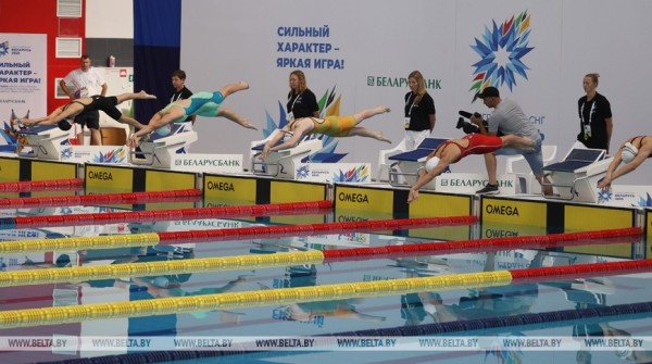 На базе Дворца водных видов спорта в Бресте завершились состязания по плаванию в рамках II Игр стран СНГ На базе Дворца водных видов спорта в Бресте завершились состязания по плаванию в рамках II Игр стран СНГ