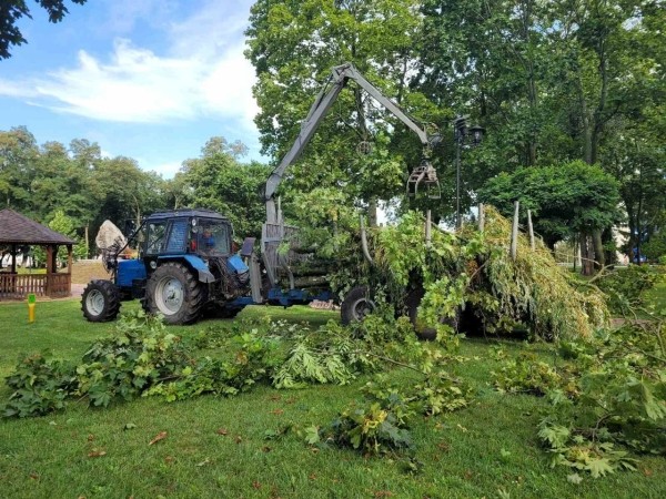 Настоящая стихия прошлась ночью по Бресту