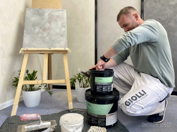 Это свежо и современно! Новый шоурум итальянской декоративной штукатурки и краски открылся в Бресте