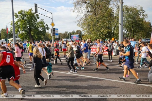 Около 500 взрослых и детей вышли на старт Берестейского забега Около 500 взрослых и детей вышли на старт Берестейского забега
