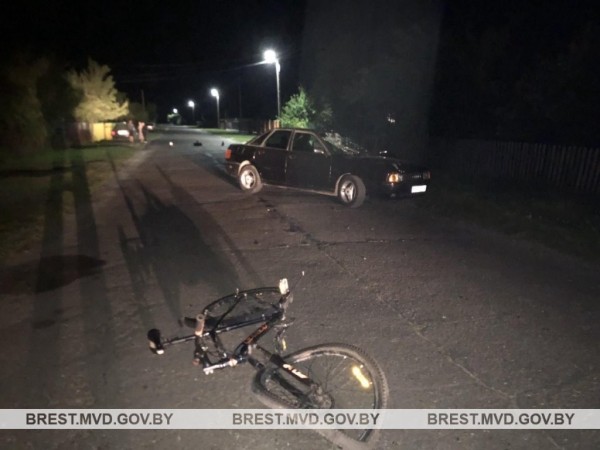 В Столинском районе сбили велосипедиста