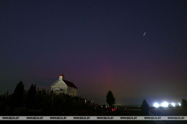 Северное сияние можно было наблюдать в Беларуси. Фотофакт Северное сияние можно было наблюдать в Беларуси. Фотофакт