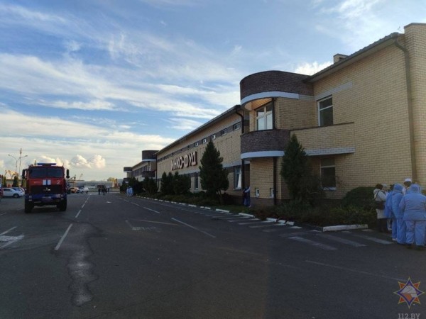 Пожар на территории предприятия «ИНКО-ФУД» в Бресте