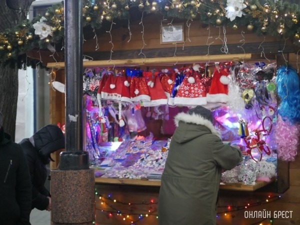 Предновогодние ярмарки в Бресте заработают 1 декабря