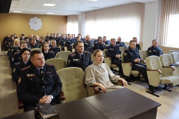 Личному составу представлен новый руководитель Управления ГАИ Брестчины