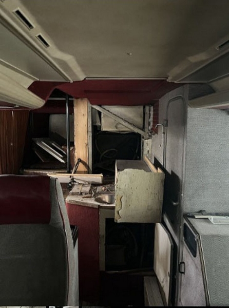 В пассажирском автобусе, приехавшем из Беларуси в Литву, обнаружили тайник с контрабандой