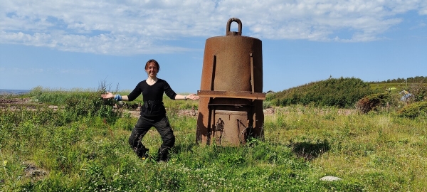 Белоруска на мотоцикле побывала на Баренцевом море